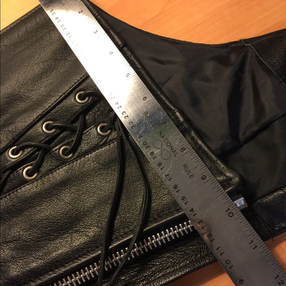 Leather Motorcycle Chaps - Picture 9 of 14